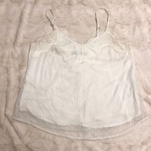 White Abercrombie tank top